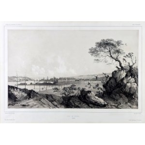 Barthelemy Lauvergne, View of Kaunas, 1852