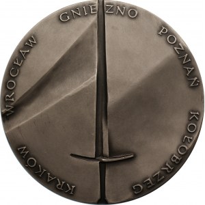 SREBRO 925 - Medal serii Królowie Polski - Bolesław I Chrobry - PTAiN Koszalin - nakład 25 szut
