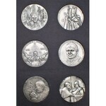 Zestaw medali 12 sztuk z serii Jan Paweł II 1987 - 1991