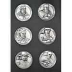 12 sztuk - TWO - Zestaw medali Towarzystwo Wiedzy Obronnej 