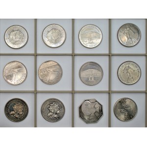 12 monet miedzioniklowych 1991 - 1994 