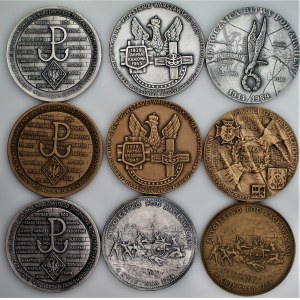 9 medali - Sosabowski, Sosnkowski, Komorowski, Kościuszko