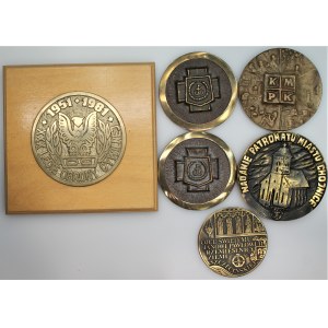 6 medali - Szczecin, Chojnice, Koszalin i XXX lecie Obrony Cywilnej