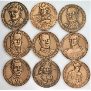 9 medali TWO - Towarzystwo Wiedzy Obronnej 1987 -1995