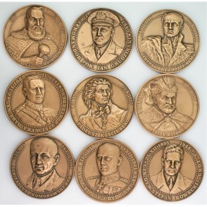 9 medali TWO - Towarzystwo Wiedzy Obronnej 1989 -1994