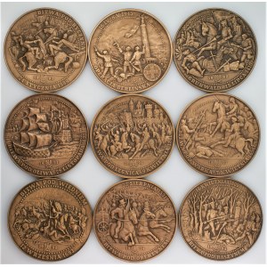 9 medali TWO - Towarzystwo Wiedzy Obronnej 1990 -1995