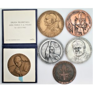 6 medali - Jan Paweł II
