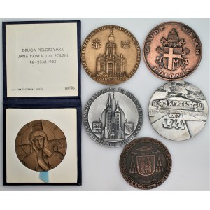 6 medali - Jan Paweł II