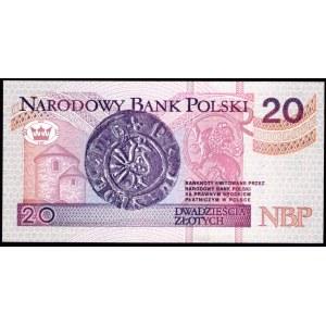 20 złotych 1994 - AA 0009417 - druk TDLR Londyn