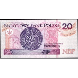 20 złotych 1994 - AA 0002176 - druk TDLR Londyn