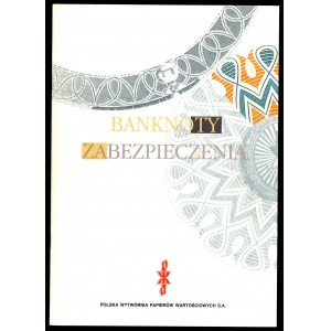 Oryginalny album PWPW do banknotu studyjnego 400 złotych 1996