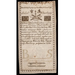 Insurekcja Kościuszkowska - 10 złotych 1794 - C - Pieter de Vries & Comp