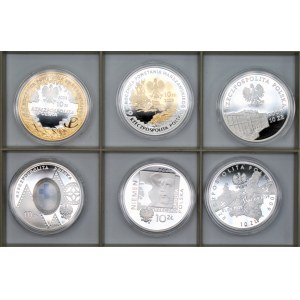 Monety kolekcjonerskie - 6 x 10 złotych 2009 - Niemen, Gajcy, Baczyński + inne
