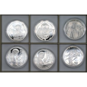 Monety kolekcjonerskie - 6 x 10 złotych 2010 - Vancouwer 2010, Komeda, KL Auschwitz + inne