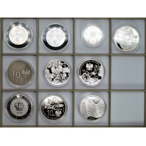 Monety kolekcjonerskie - 3 x 5 złotych 2013 + 7 x 10 złotych 2013