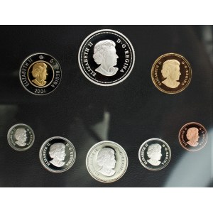 KANADA - zestaw monet od 1 centa do 2 dolarów 2004 - PROOF SET