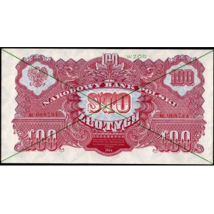 100 złotych 1944 - WZÓR - AC - ...obowiązkowym