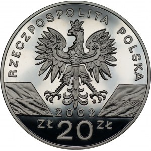 20 złotych 2003 - WĘGORZ EUROPEJSKI
