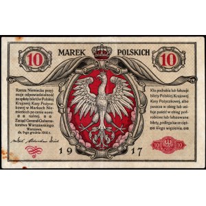 10 marek 1917 - Generał biletów - ser. A.241... - numerator Berlin III