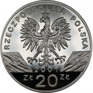 20 złotych 2001 - PAŹ KRÓLOWEJ