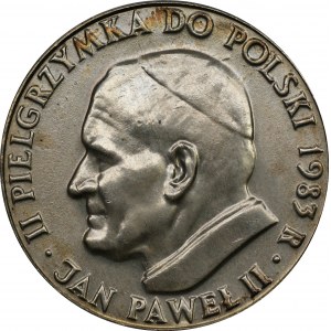 Medal Jan Paweł II z okazji II pielgrzymki do Polski 1983 - Ag 800, 23,78 gram