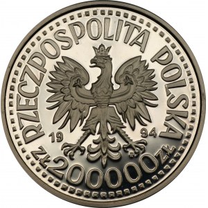 200.000 złotych 1994 - Zygmunt I Stary - półpostać