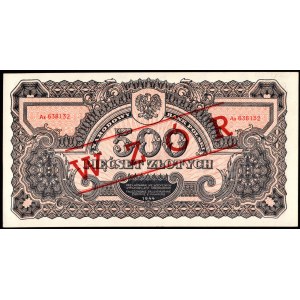 500 złotych 1944 - WZÓR - Ax - ...obowiązkowe