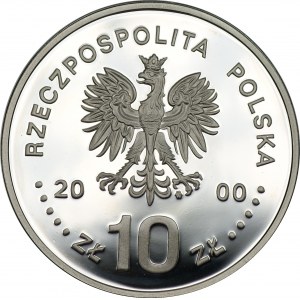 10 złotych 2000- Jan II Kazimierz - półpostać
