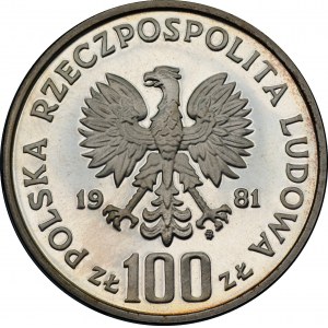 Ochrona Środowiska - 100 złotych 1981 - KOŃ