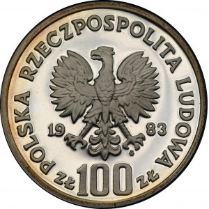 Ochrona Środowiska - 100 złotych 1983 - NIEDŹWIEDŹ