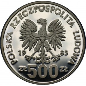 Ochrona Środowiska - 500 złotych 1985 - WIEWIÓRKA