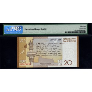  20 złotych 2009 - Juliusz Słowacki - PMG 68 EPQ -