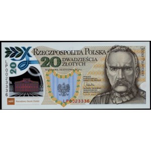 20 złotych 2014 - 100 r. utworzenia Legionów Polskich - banknot polimerowy