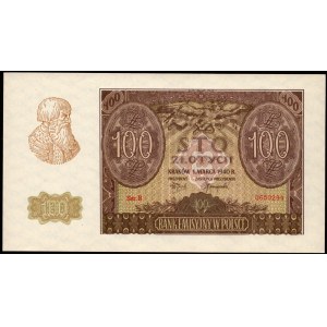 100 złotych 1940 - B - Falsyfikat ZWZ