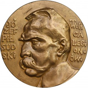 Medal 1917 - Józef Piłsudski Twórca Legionów - projektu Konstantego Laszczki