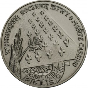 Medal - W 40 rocznicę bitwy o Monet Cassino 1944-1984