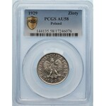 1 złoty 1929 - PCGS AU58