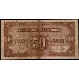 CHINY - 50 yuan 1942