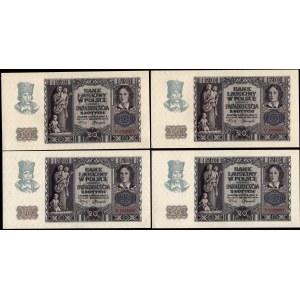 7 x 20 złotych 1940 - D - numeracja po kolei