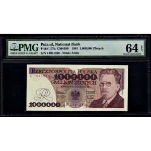 1 000 000 złotych 1991 - E - PMG 64 EPQ