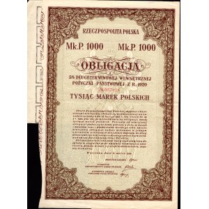 Obligacja 500 marek polskich 1920