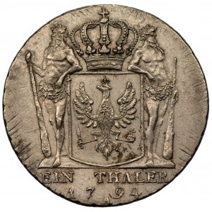 NIEMCY - Prusy - Fryderyk Wilhelm II - talar 1794 A Berlin