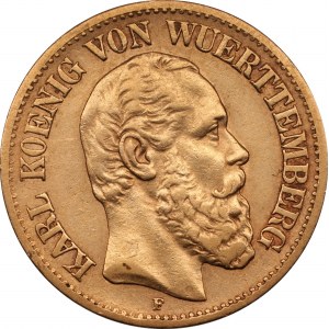 NIEMCY - Wirttembergia (F), 10 marek 1876