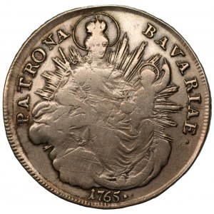 NIEMCY - Bawaria - Maksymilian III Józef - talar 1765 (A) Amberg