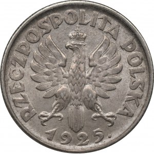 II RP - 1 złoty 1925 - Żniwiarka - ECC MS63