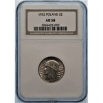 II RP - 2 złote 1933 - NGC AU58