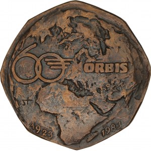 Stasiński Medal - Poznań - 60 LAT P.P. ORBIS 1923-1983 
