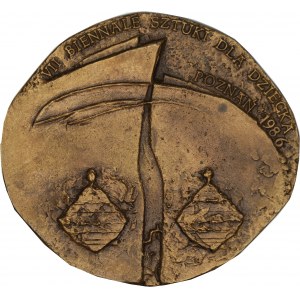 Stasiński Medal - VII Biennale Sztuki dla Dziecka Poznań 1986 - OPUS 1291