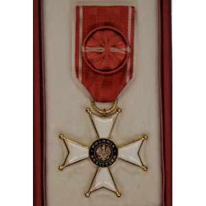 Krzyż oficerski Orderu Odroczenia Polski z rozetką - Polonia Restituta 1918