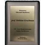 Medal - MEDAL LWA MARKLOWICKIEGO - medal dla prof. Bohdana Gruchmana